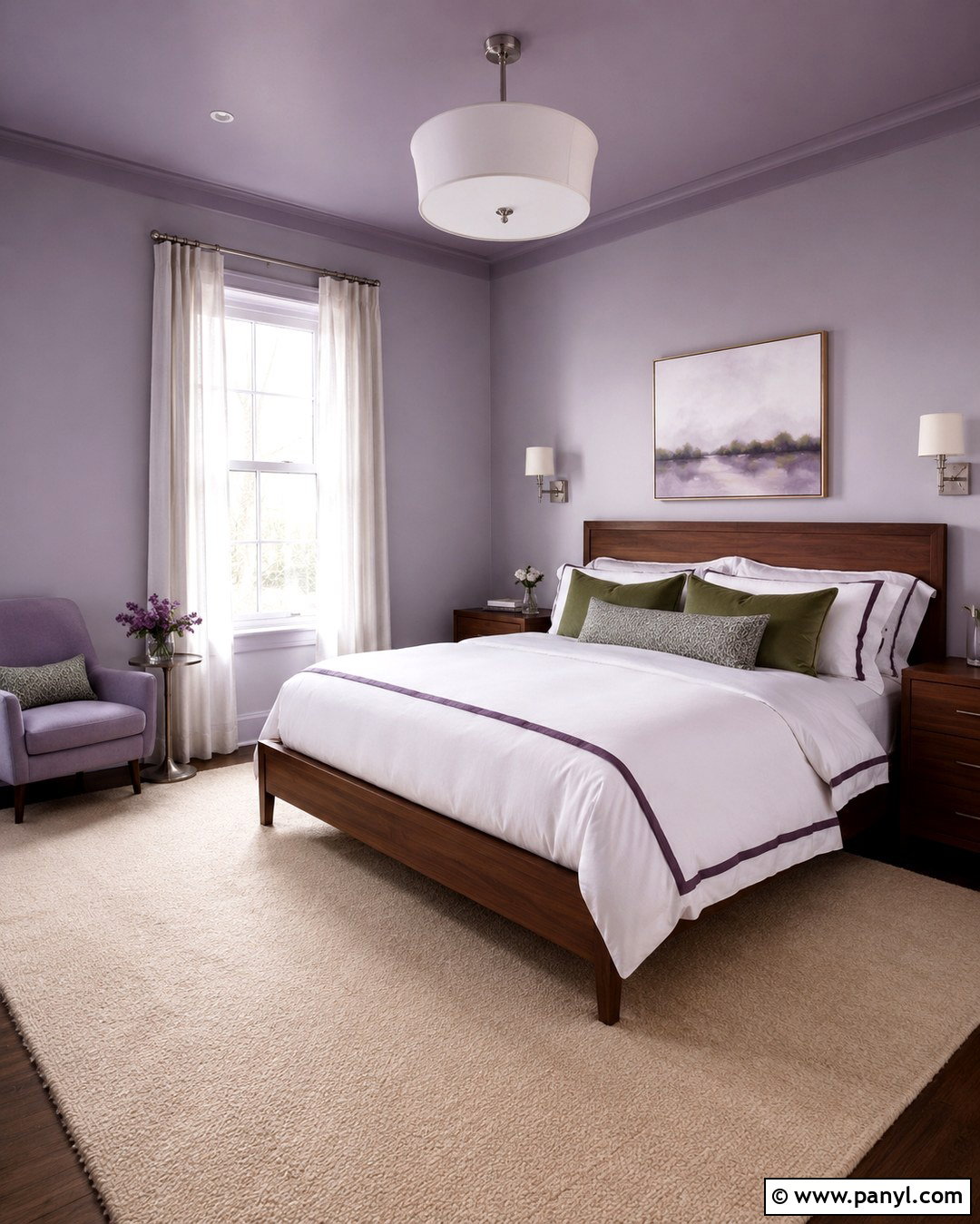 Peaceful Lilac Wall Color - 20 Trendy Wall Colors 2027
