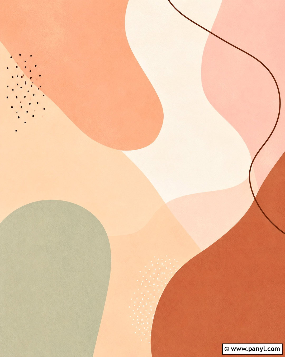Peach Abstract Shape Background - 20 peach background aesthetic ideas