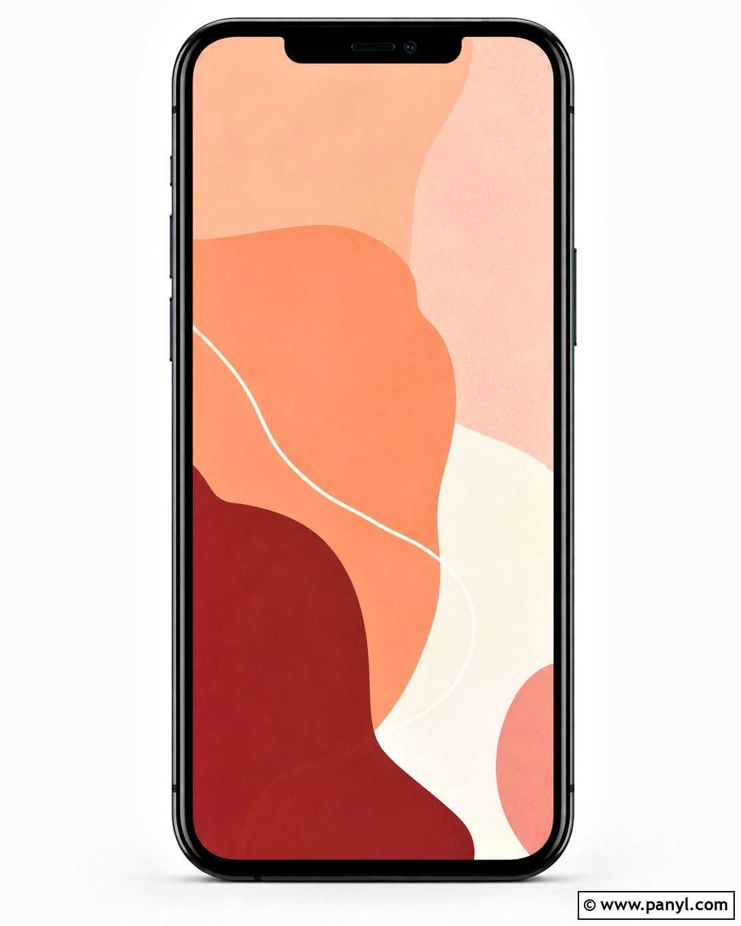 Peach Abstract Shape iPhone Wallpaper - 20 peach wallpaper aesthetic iphone ideas
