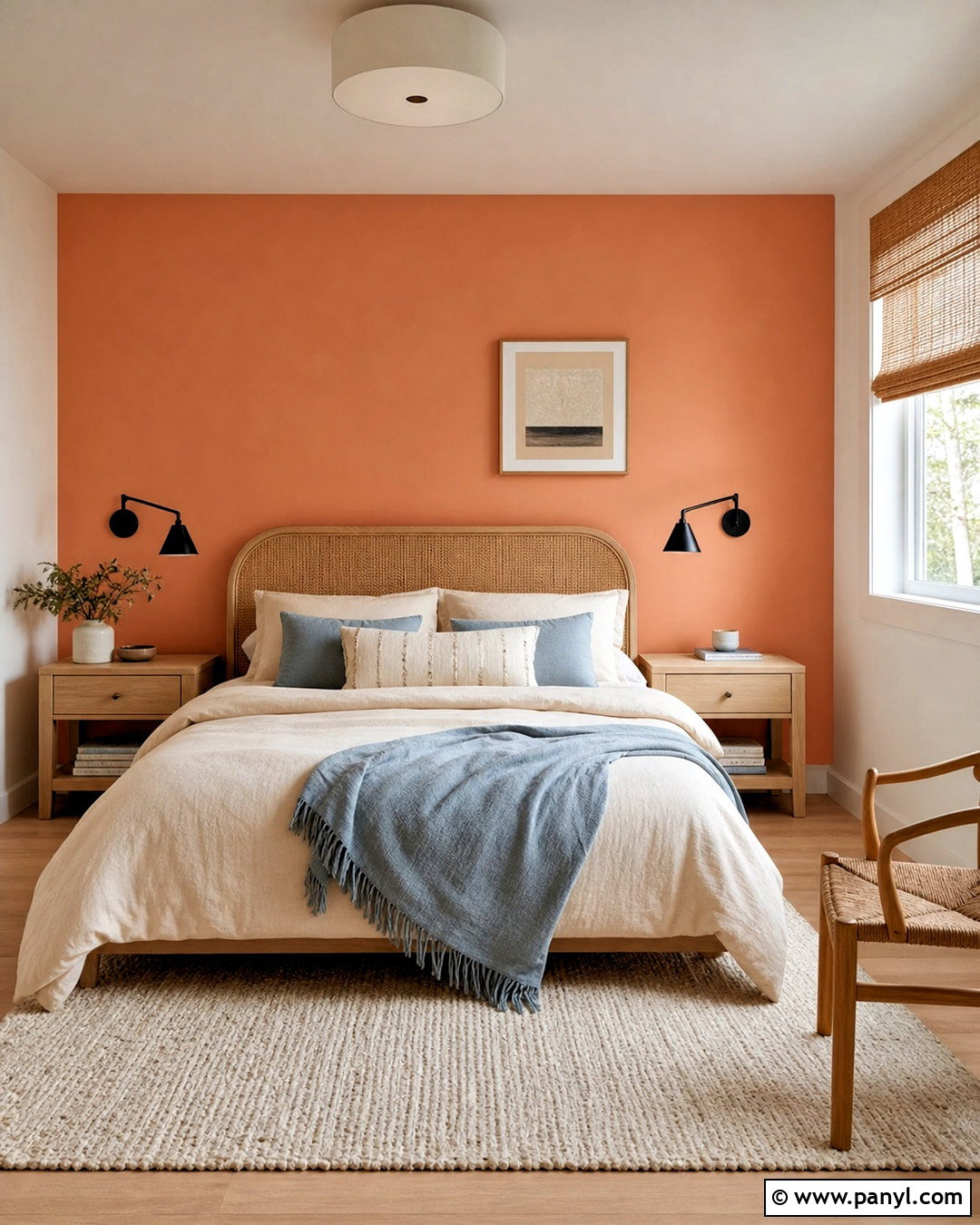 Peach Accent Wall Bedroom - 20 peach wall color ideas