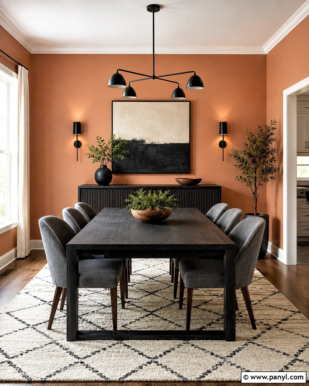 Peach And Charcoal Gray - 20 colors that go with peach ideas