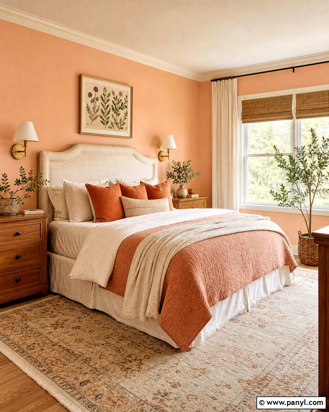 Peach And Cream Bedroom - 20 peach wall color ideas