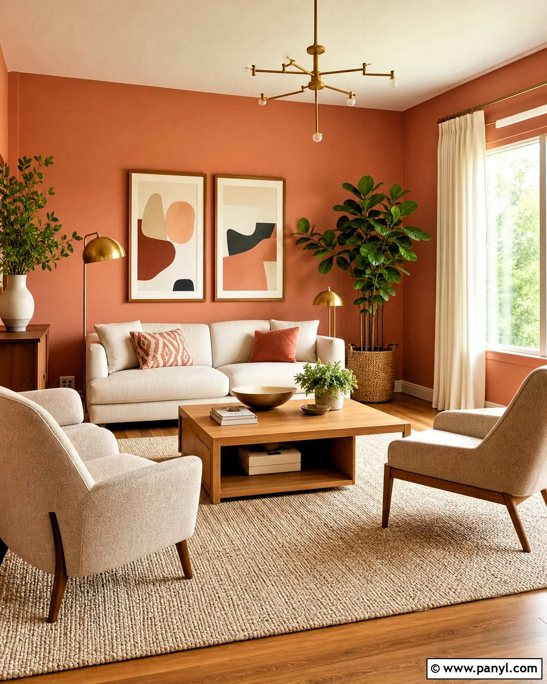 Peach And Cream Living Room - 20 peach interior design ideas
