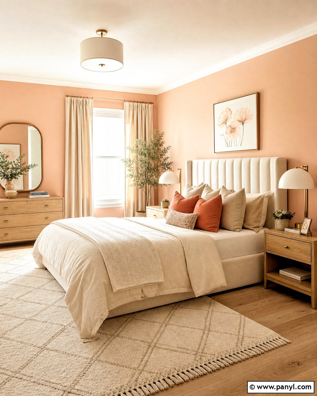 Peach And Ivory Bedroom - 20 aesthetic room color ideas bedroom ideas
