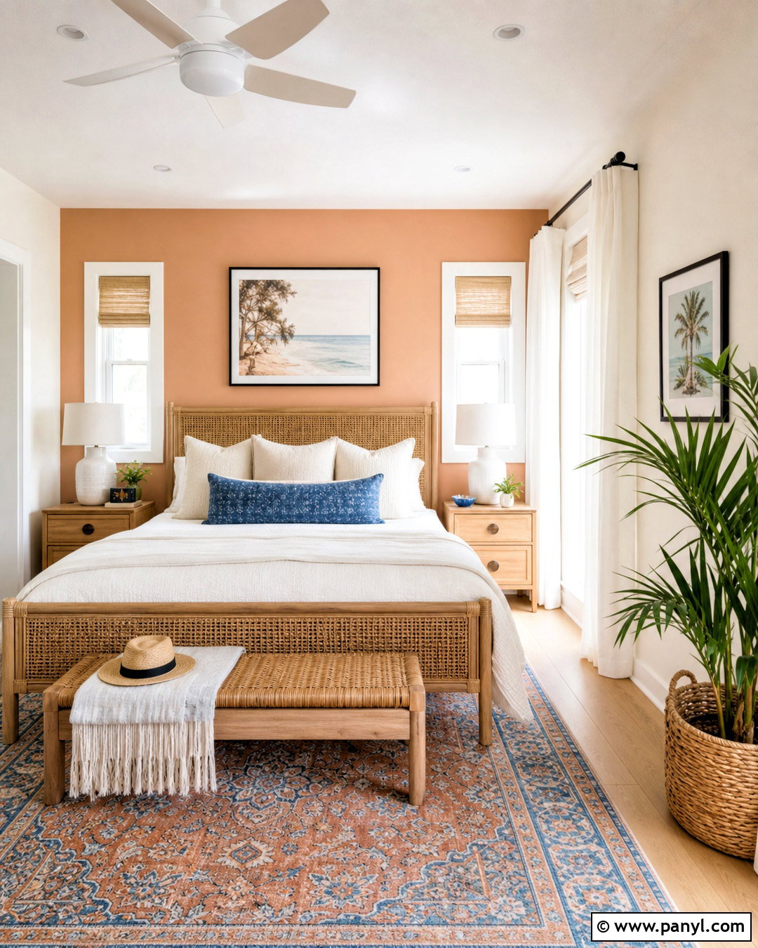 Peach And Ivory Walls - 20 best colour combinations for walls