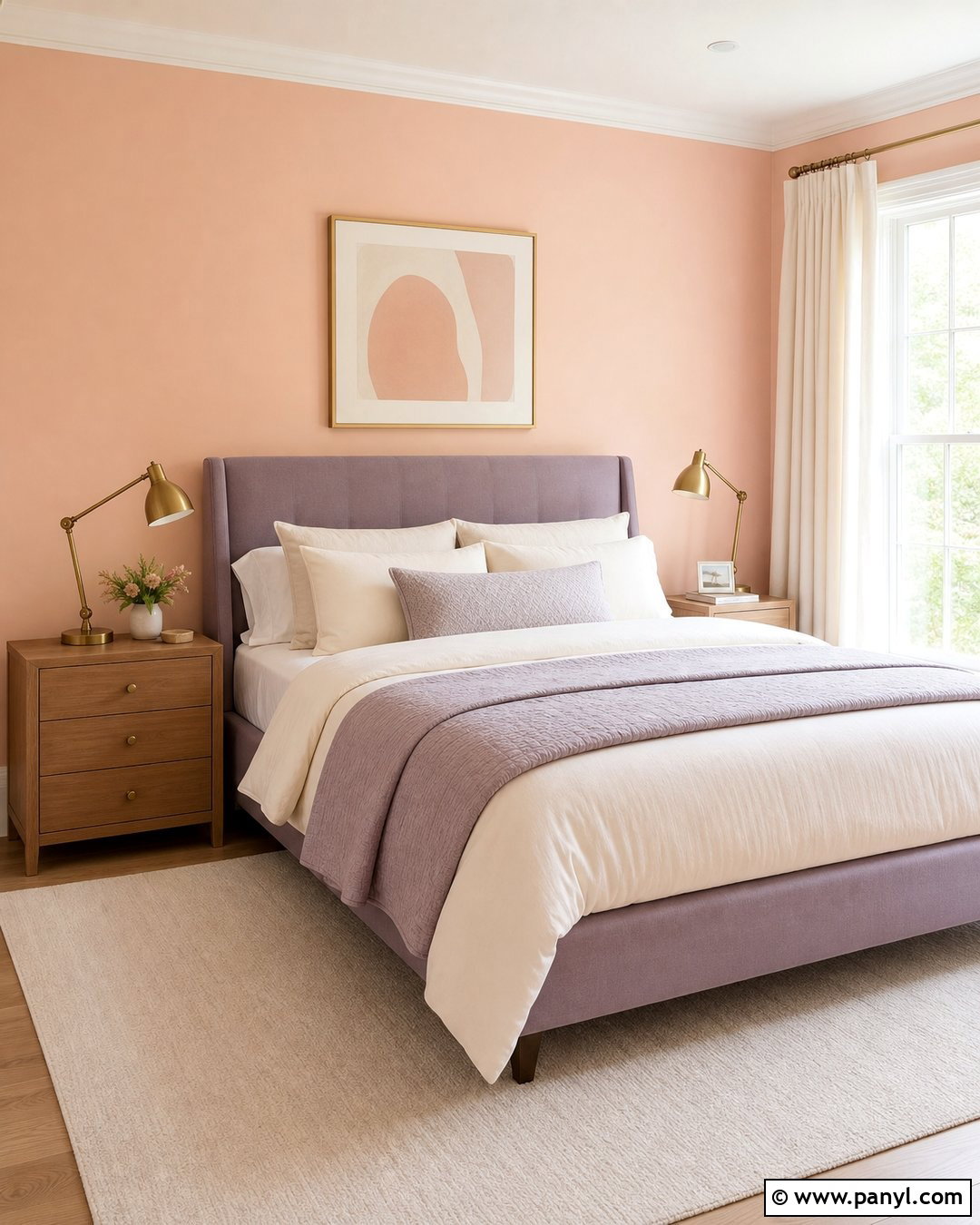 Peach And Lavender Bedroom Walls - 25 Peachy Wall Color Ideas