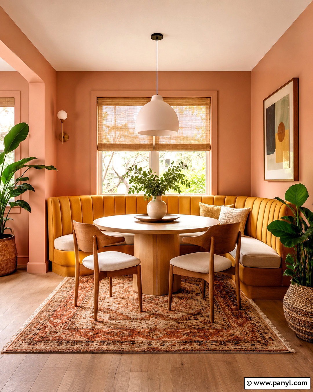 Peach And Mustard Yellow - 20 colors that go with peach ideas
