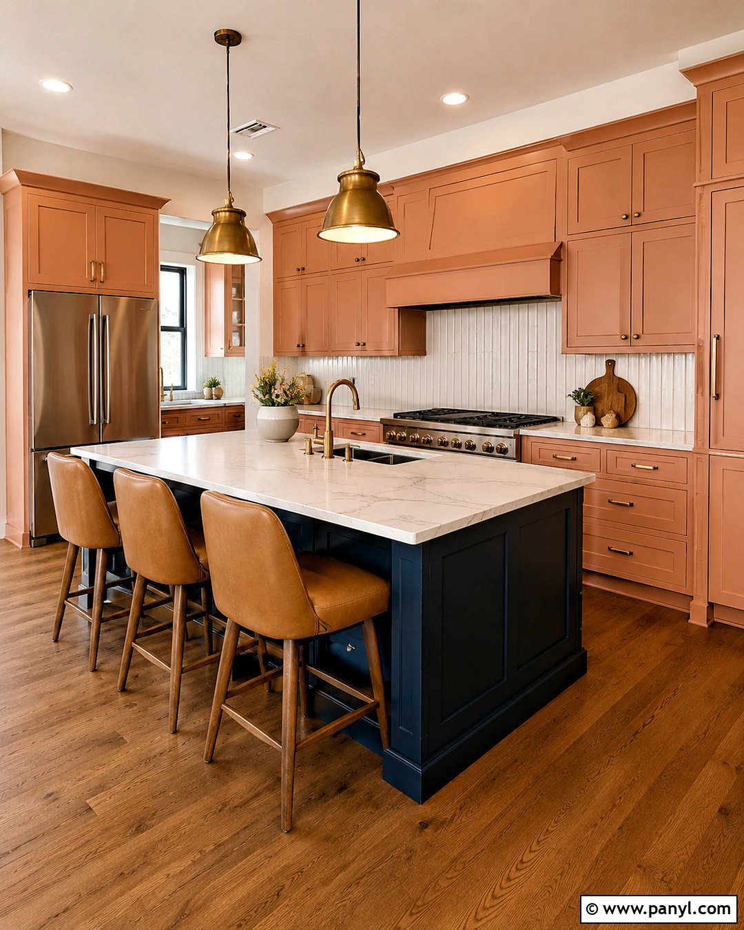 Peach And Navy Kitchen Cabinets - 20 peach kitchen cabinets