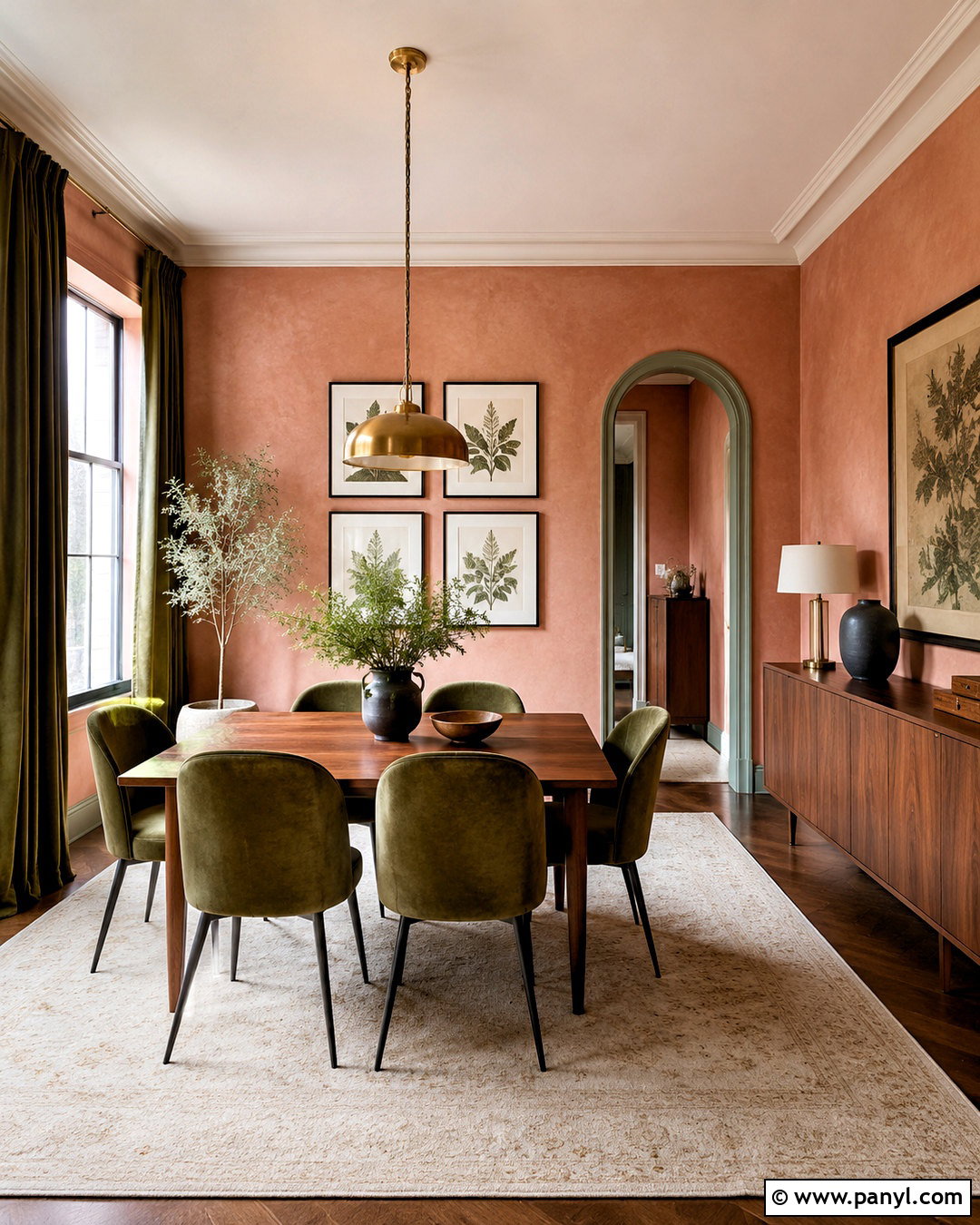 Peach And Olive Green - 20 colors that go with peach ideas