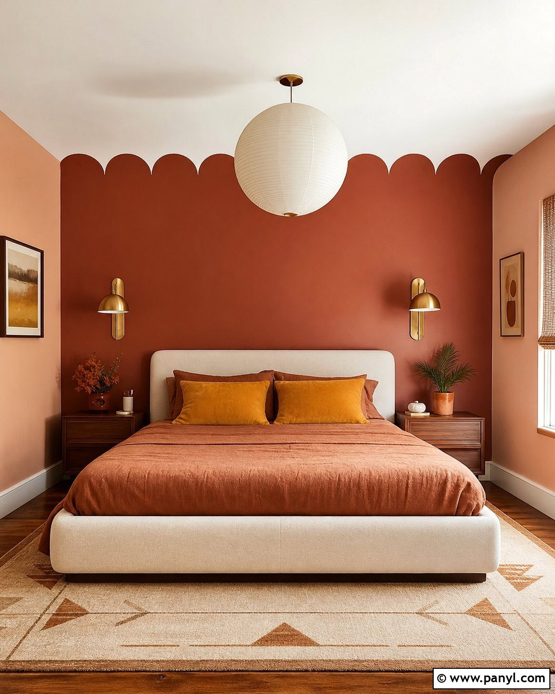 Peach And Rust Wall Paint - 20 Retro 70S Wall Paint Ideas