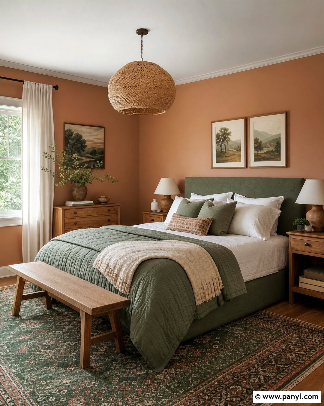 Peach And Sage Bedroom Walls - 25 Peachy Wall Color Ideas