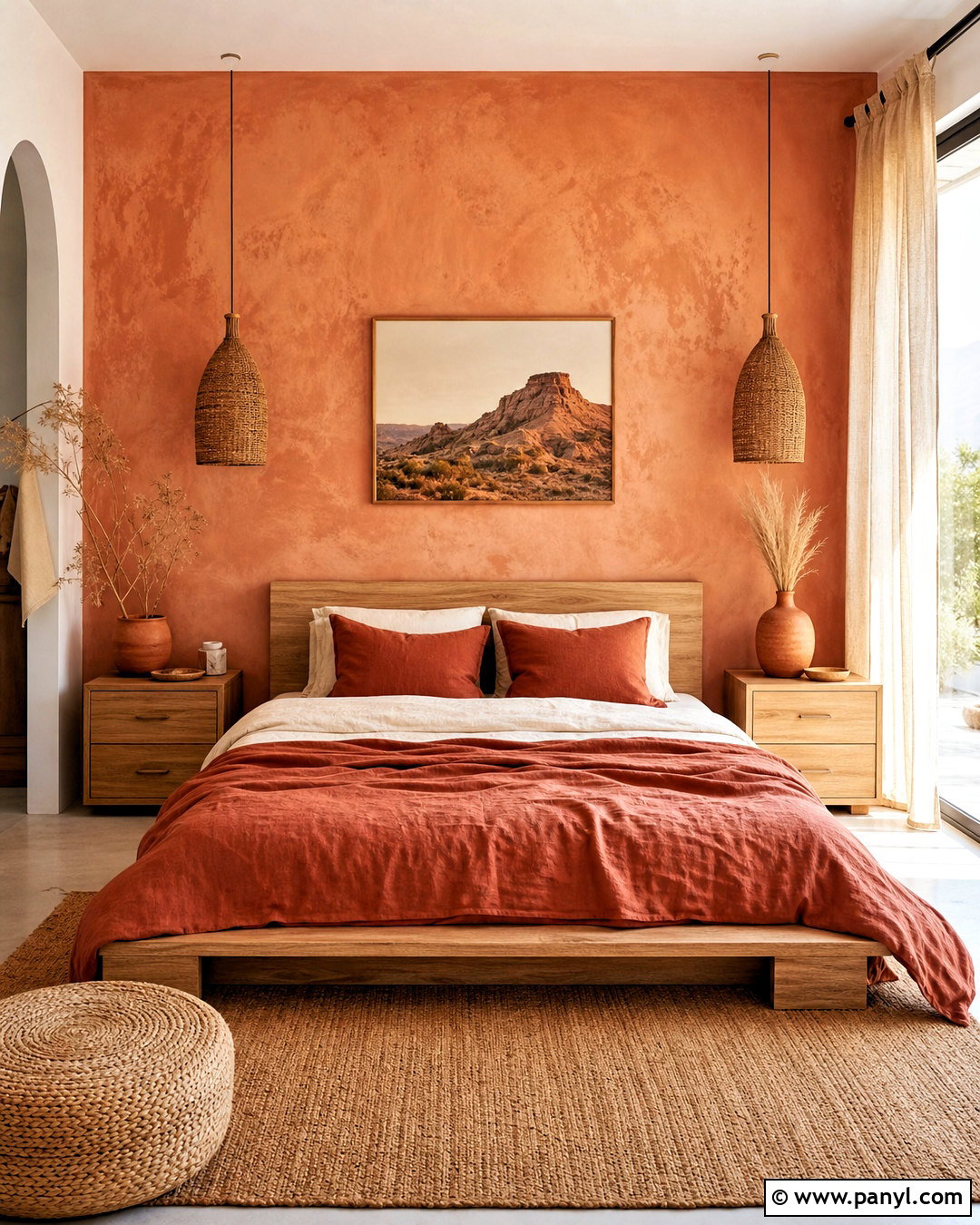 Peach And Terracotta Bedroom - 20 peach colored rooms