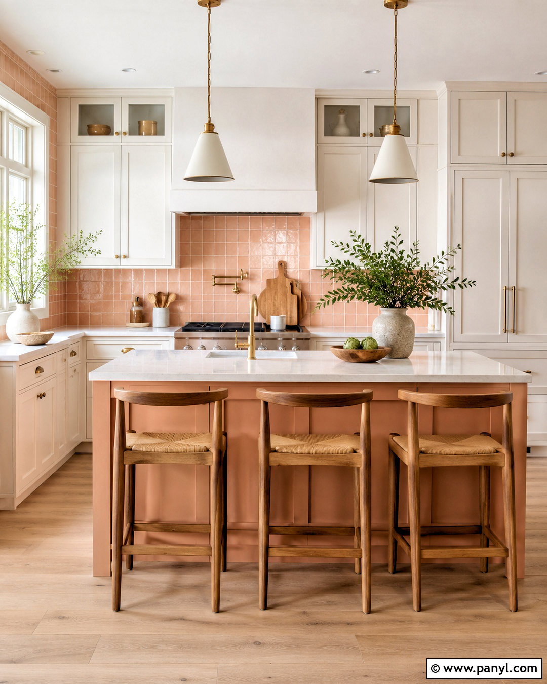 Peach And Warm White - 20 colors that go with peach ideas