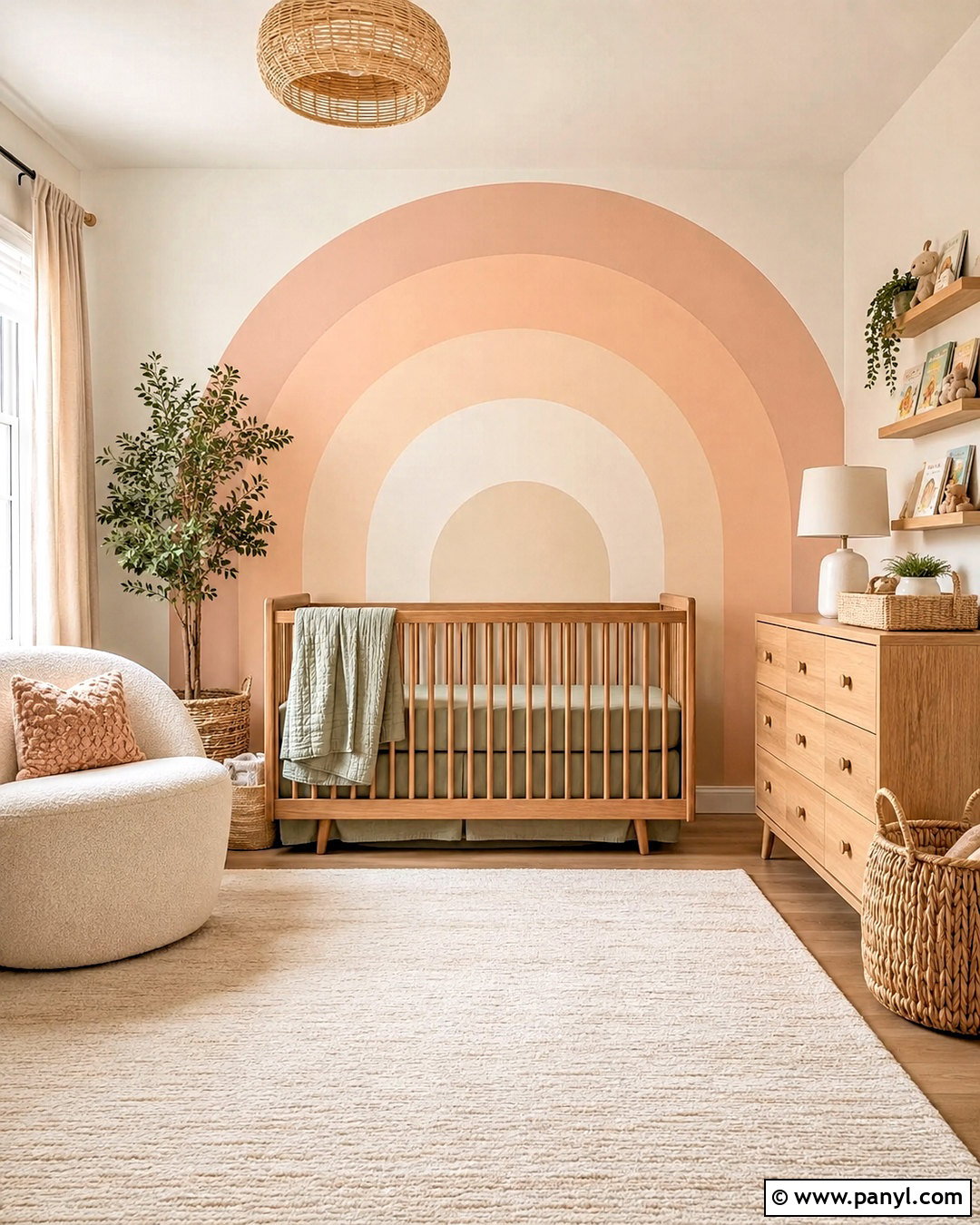 Peach Arch Wallpaper Nursery - 20 peach color wallpaper ideas