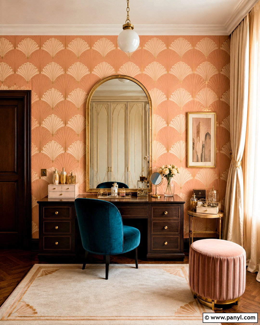 Peach Art Deco Wallpaper - 20 peach aesthetic wallpaper vintage ideas