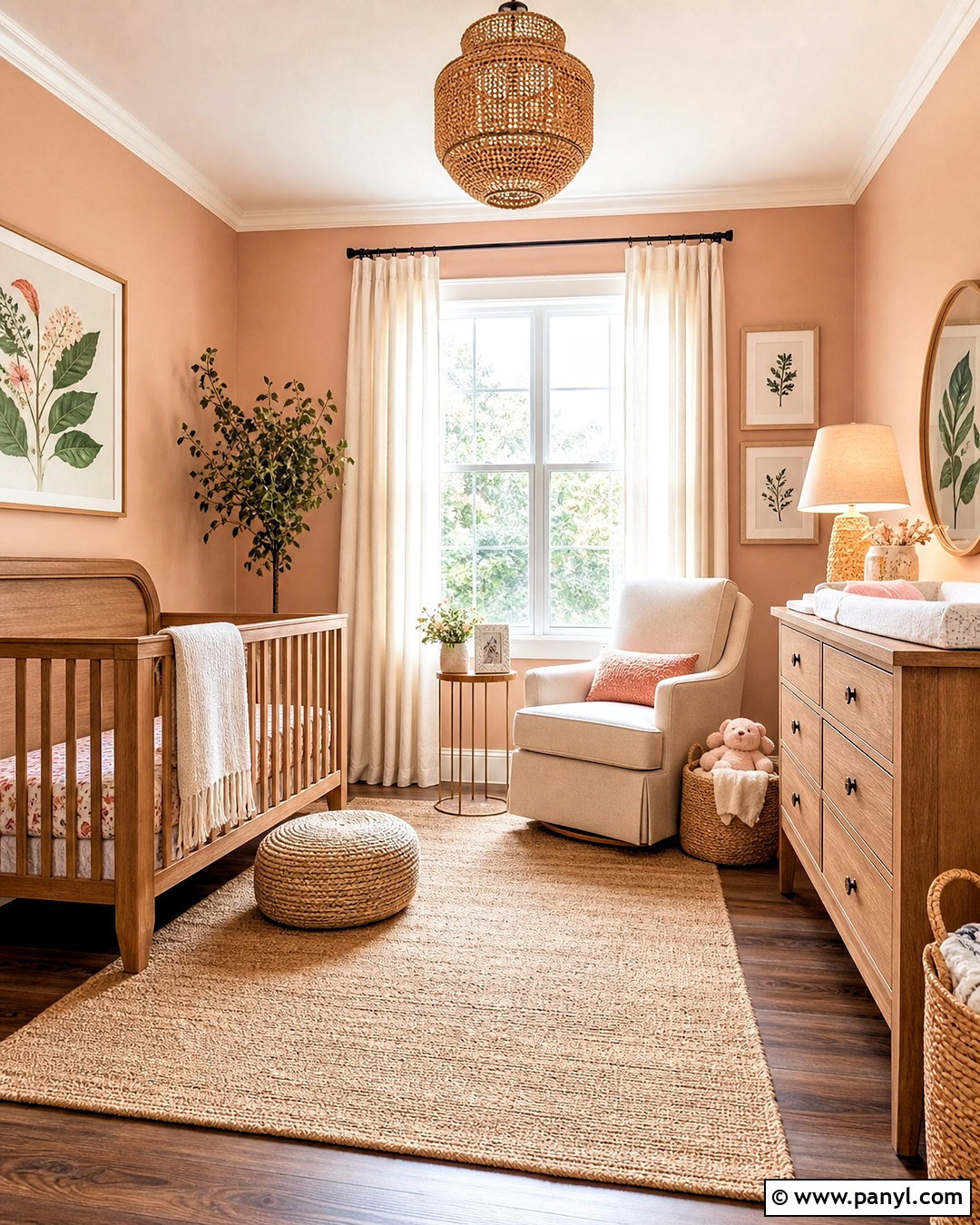 Peach Baby Girl Room - 20 baby girl room paint ideas