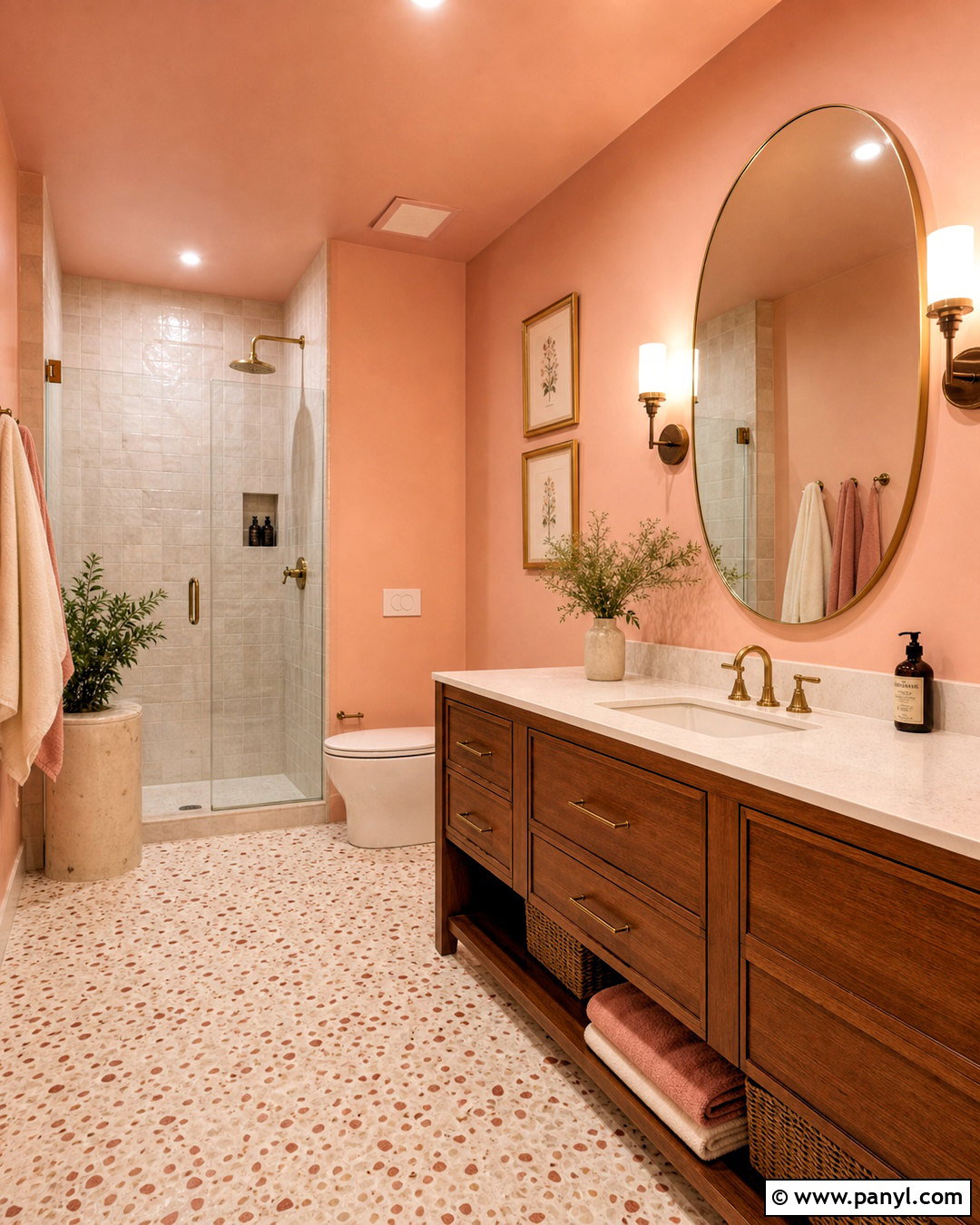 Peach Bathroom - 20 fun bathroom colors