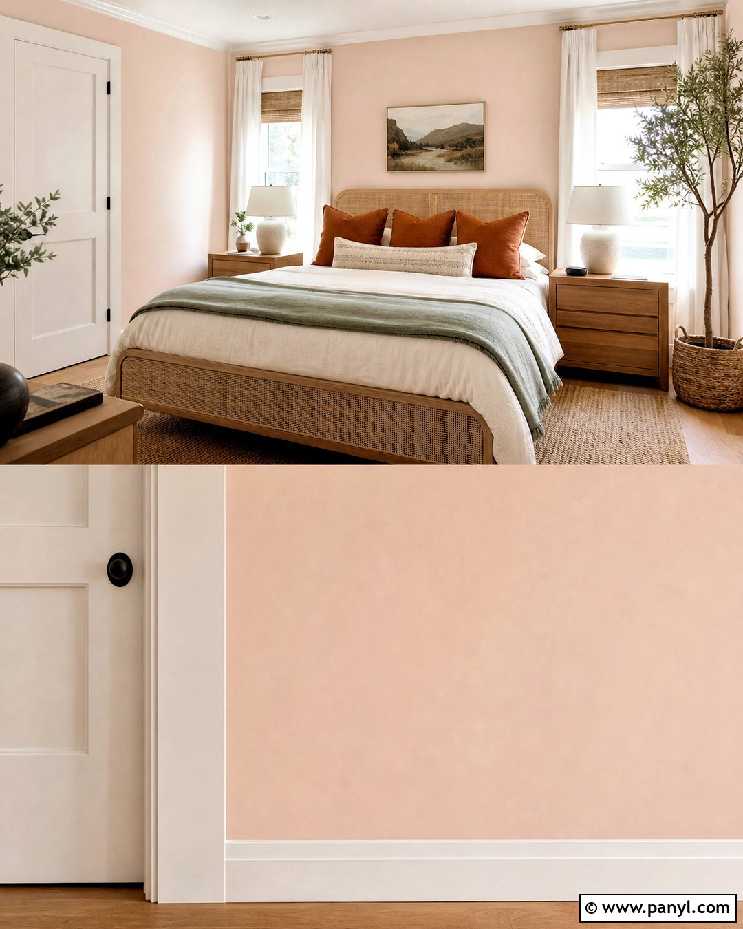 Peach Beige Bedroom Wall Color - 20 room wall colors bedrooms