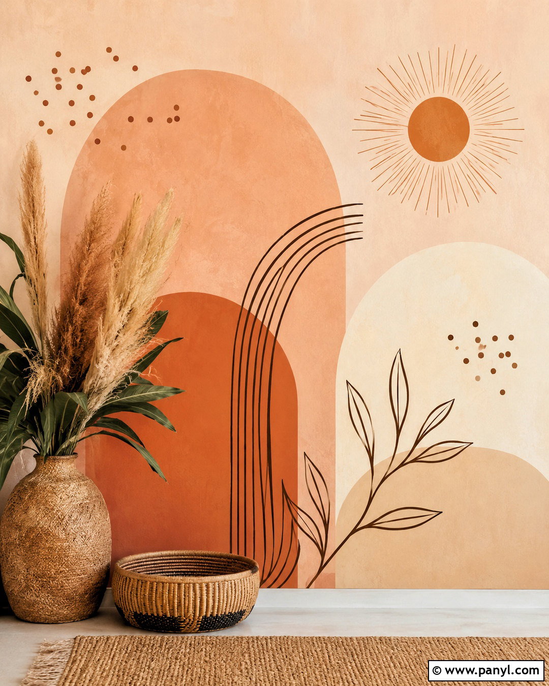 Peach Boho Background - 20 peach background aesthetic ideas