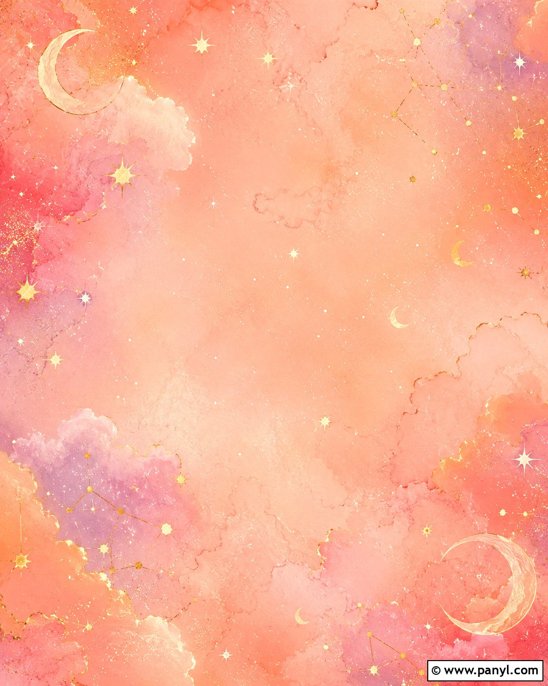 Peach Celestial Background - 20 peach background aesthetic ideas
