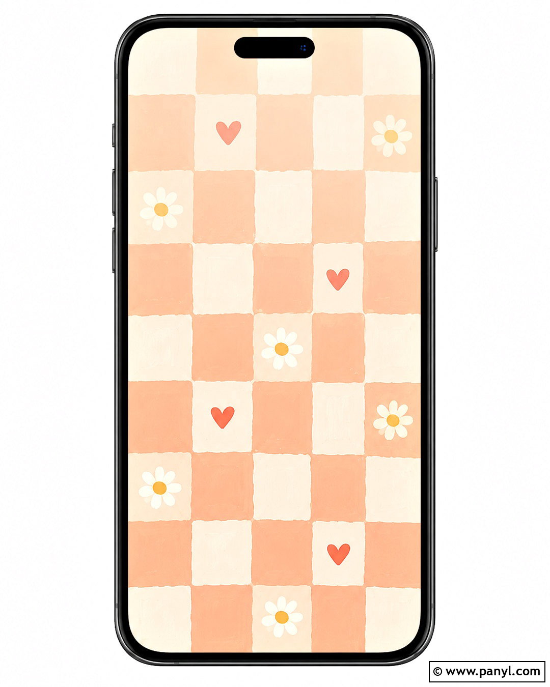 Peach Checkerboard iPhone Wallpaper - 20 peach wallpaper aesthetic iphone ideas