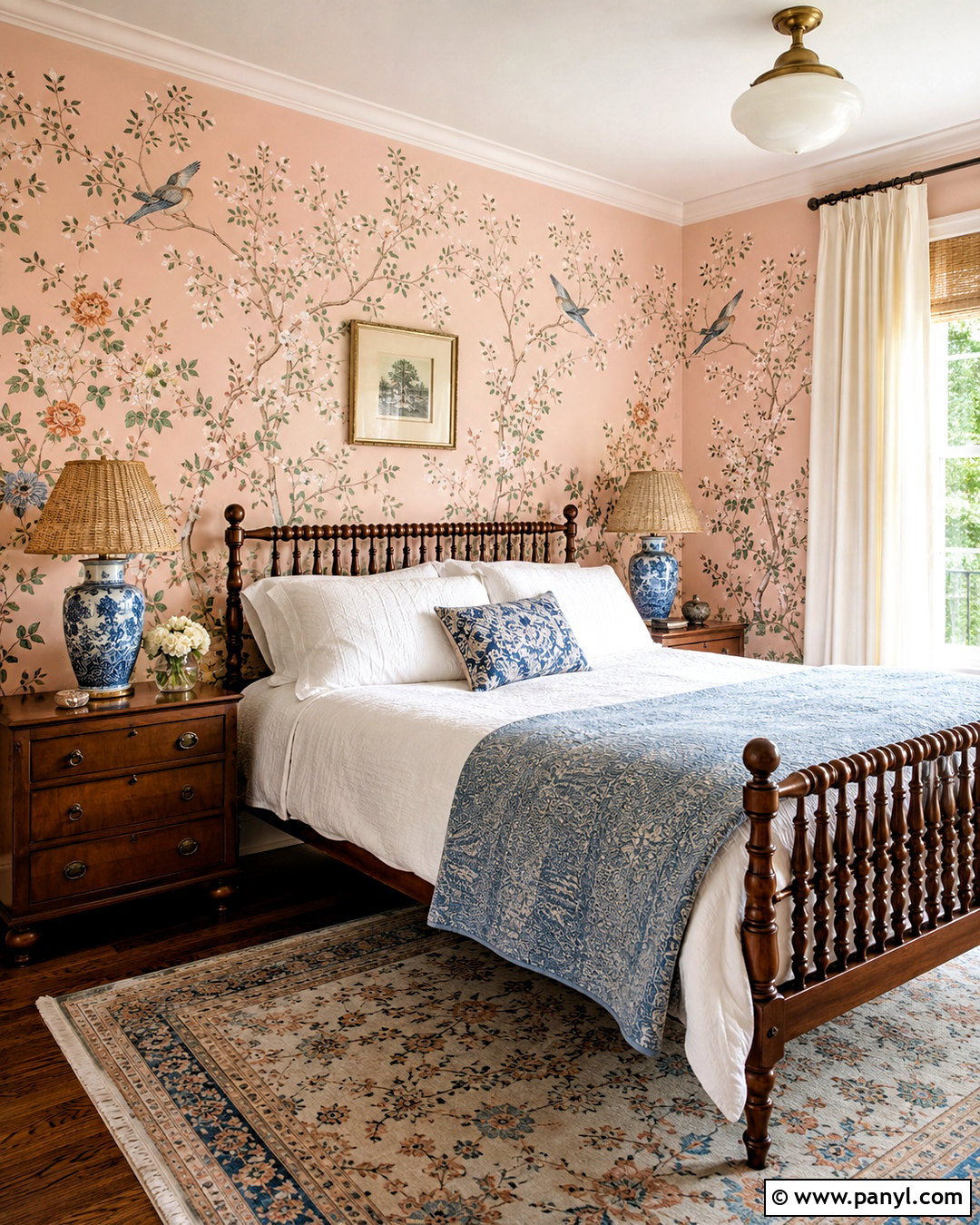 Peach Chinoiserie Wallpaper - 20 peach aesthetic wallpaper vintage ideas