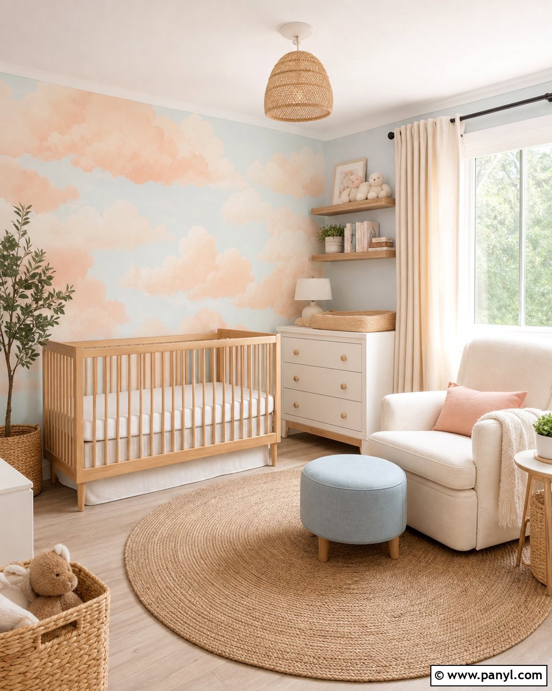 Peach Cloud Wallpaper Nursery - 35 Peach Color Wallpaper Aesthetic Ideas