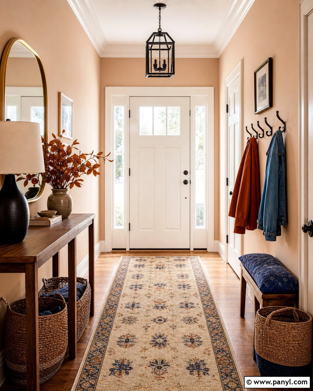 Peach Entryway Wall Color - 30 house wall color ideas
