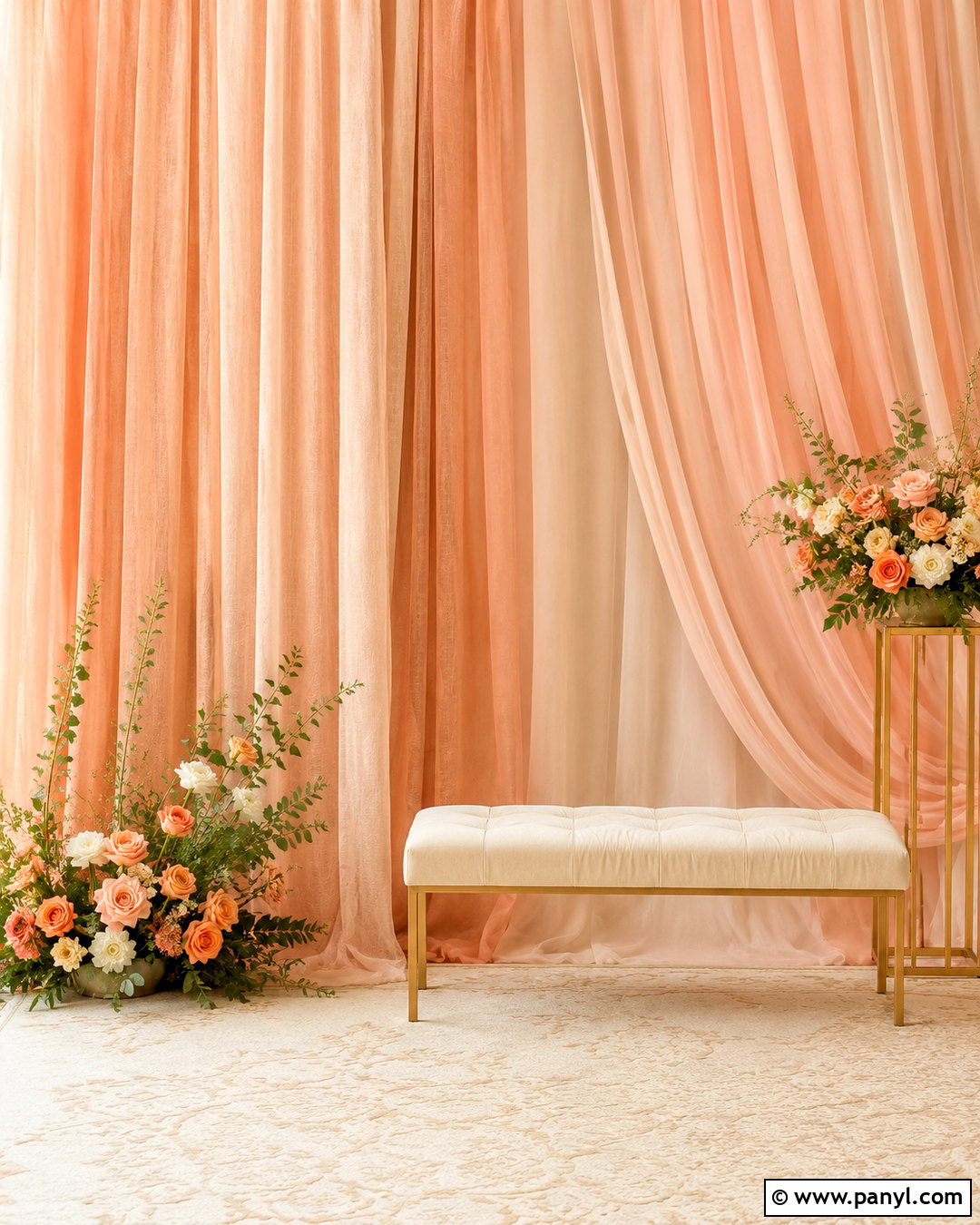 Peach Fabric Background - 20 peachy background ideas
