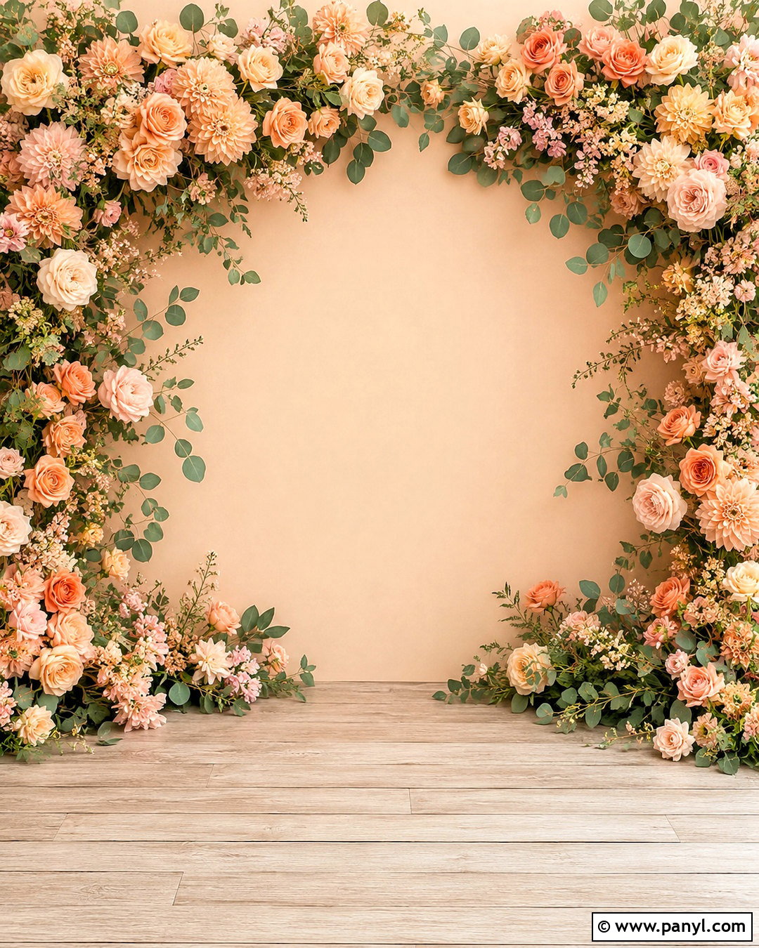 Peach Floral Background - 20 peachy background ideas