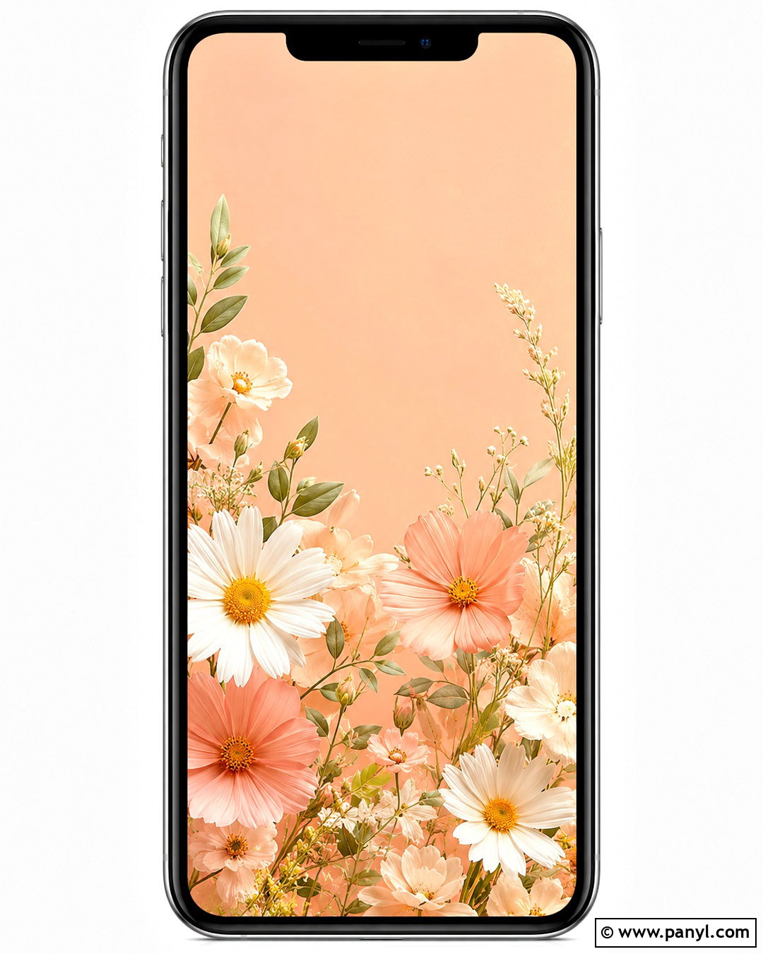 Peach Floral Lockscreen - 20 peach lockscreen ideas