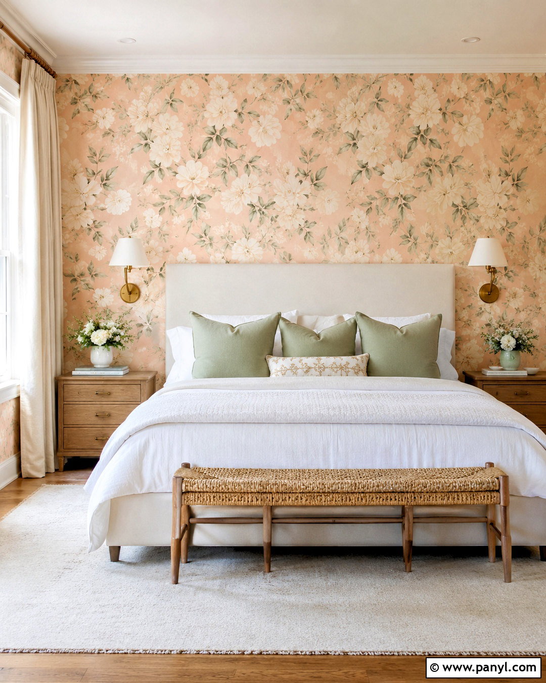 Peach Floral Wallpaper Bedroom - 20 peach color wallpaper ideas