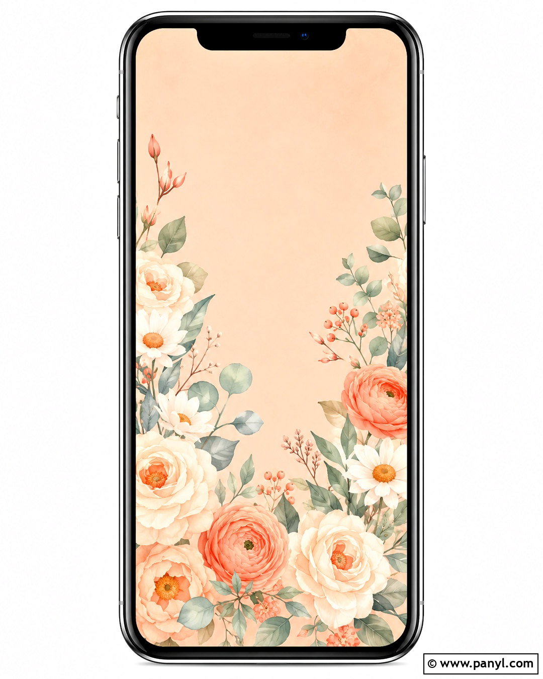 Peach Floral iPhone Wallpaper - 20 peach wallpaper aesthetic iphone ideas