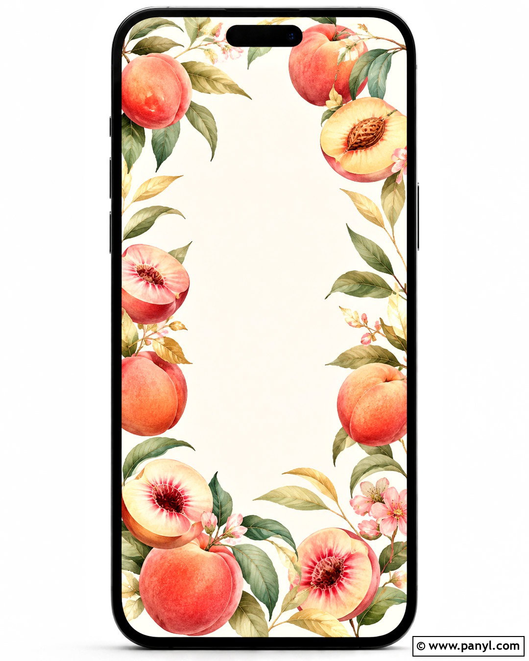 Peach Fruit Pattern Lockscreen - 20 peach lockscreen ideas