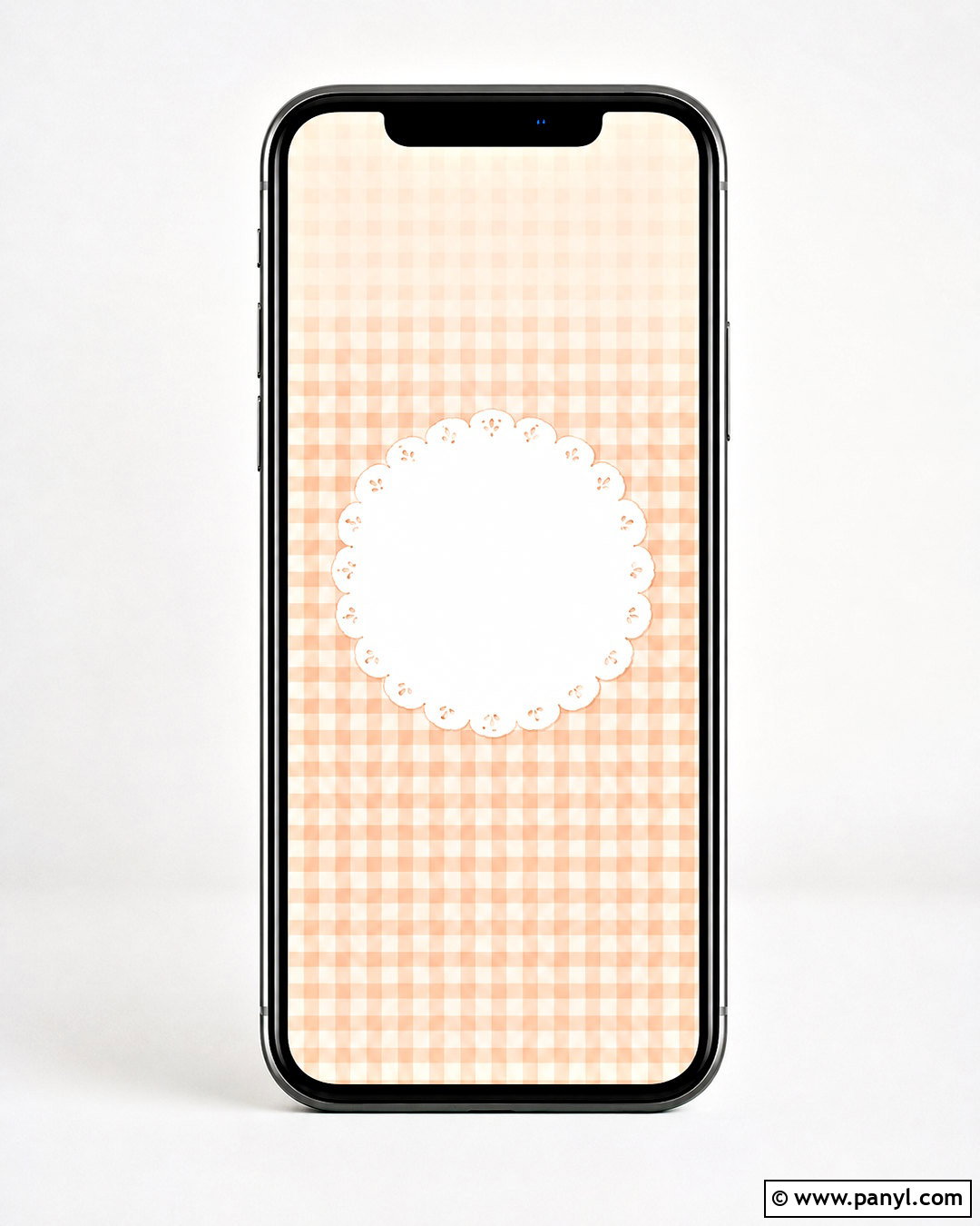 Peach Gingham iPhone Wallpaper - 20 peach wallpaper aesthetic iphone ideas