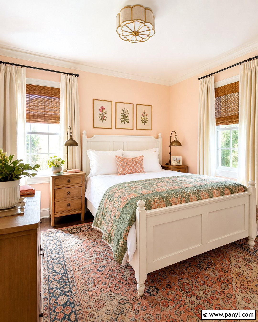 Peach Guest Room Walls - 50 home wall colour ideas