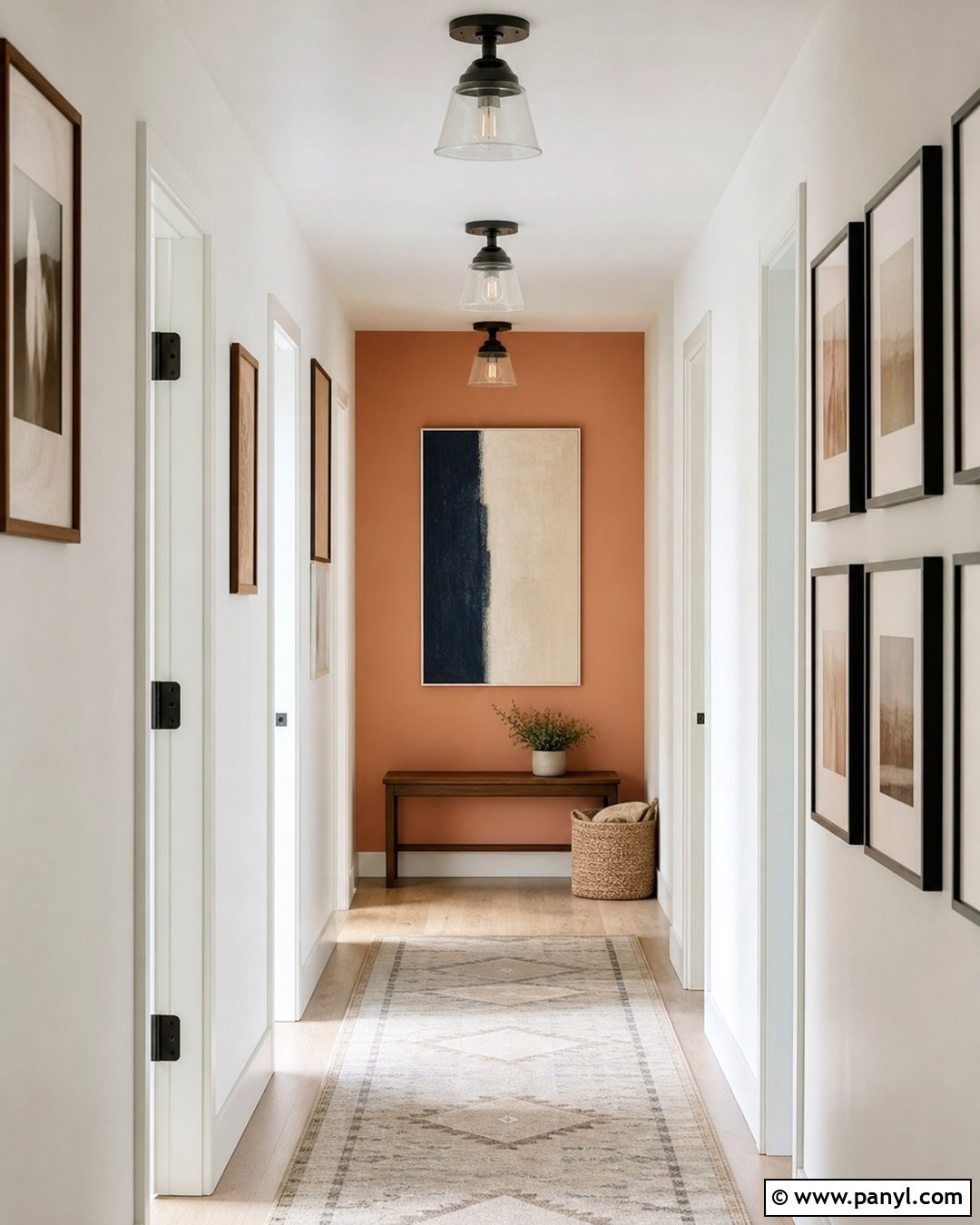 Peach Hallway Accent Wall - 30 Peach Accent Wall Ideas