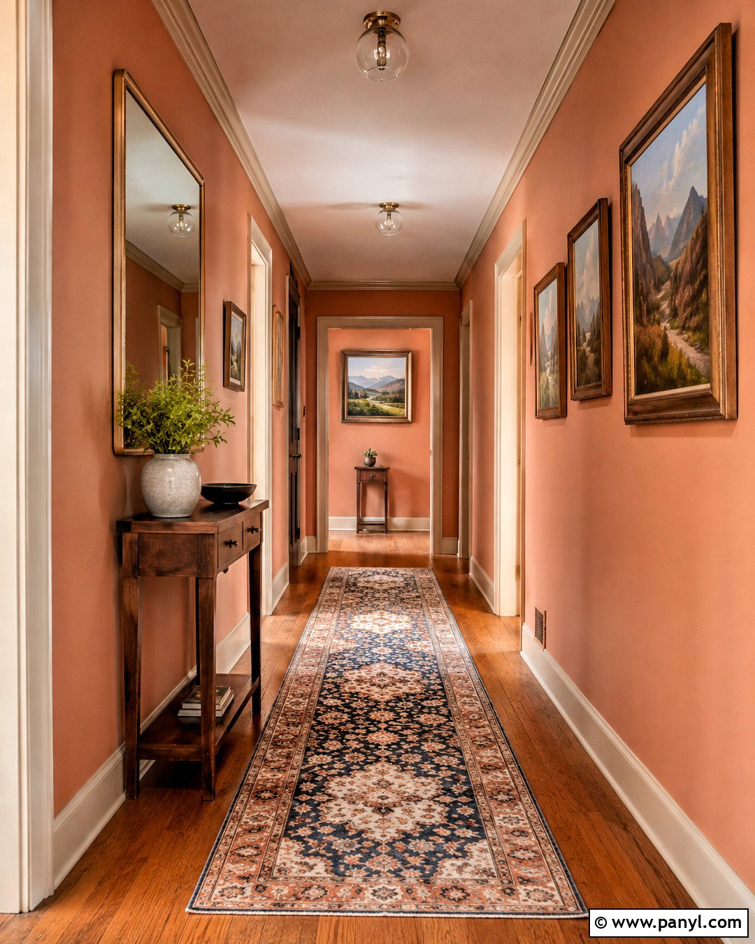 20 Peach Hallway Ideas for a Bright, Welcoming Entrance