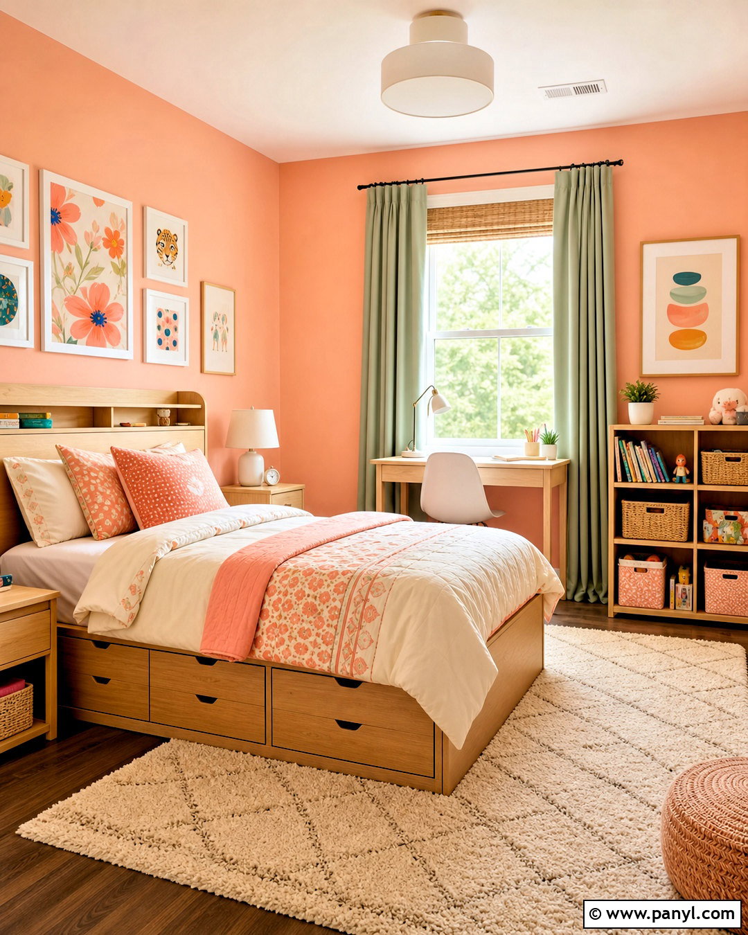 Peach Kids Bedroom - 20 peach color bedroom ideas