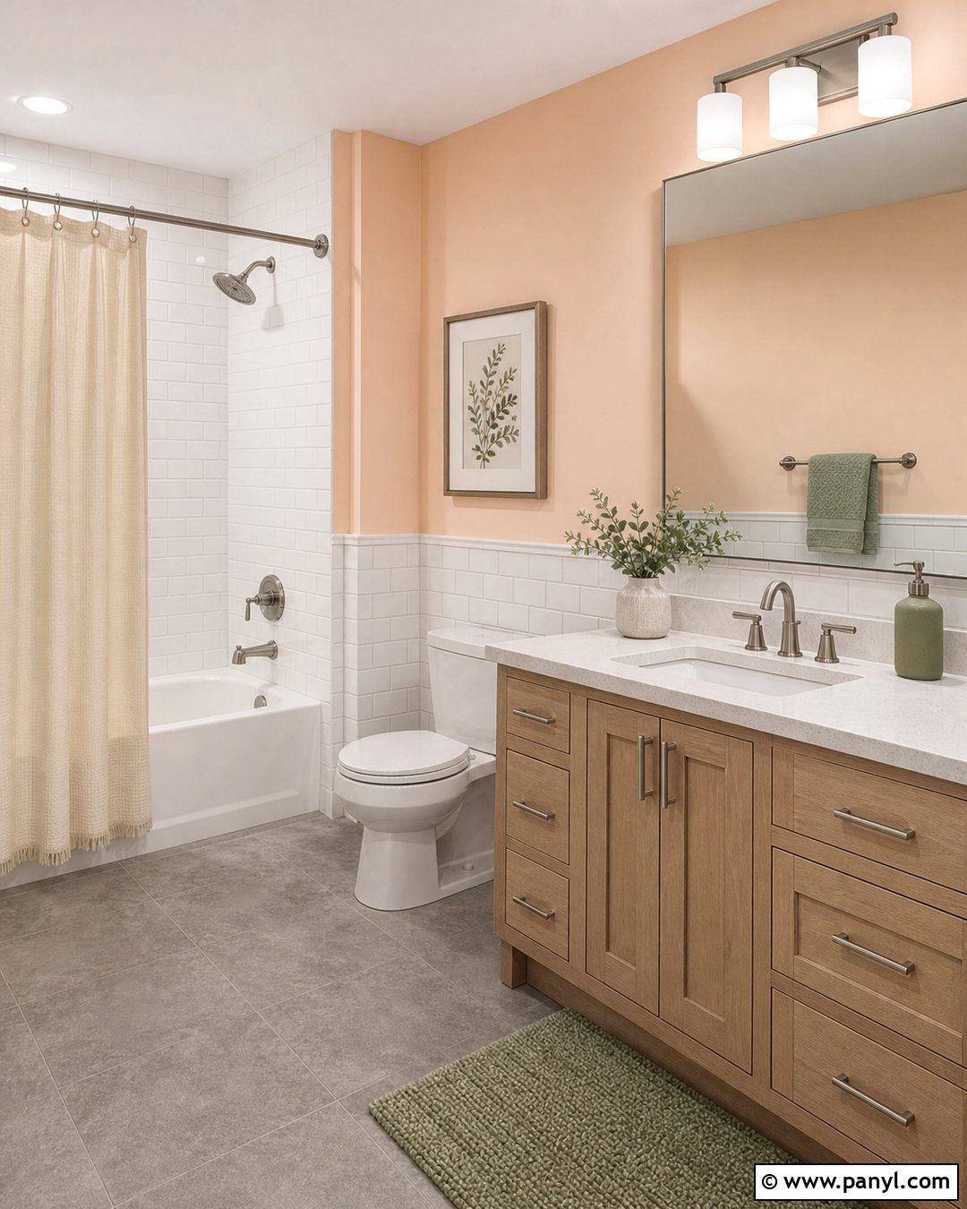 Peach Kiss 2089-60 Bathroom - 20 Peach Benjamin Moore Wall Colors