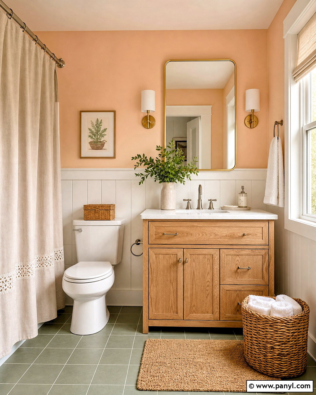 Peach Kiss 2089-60 Paint Color - 20 peach paint colors