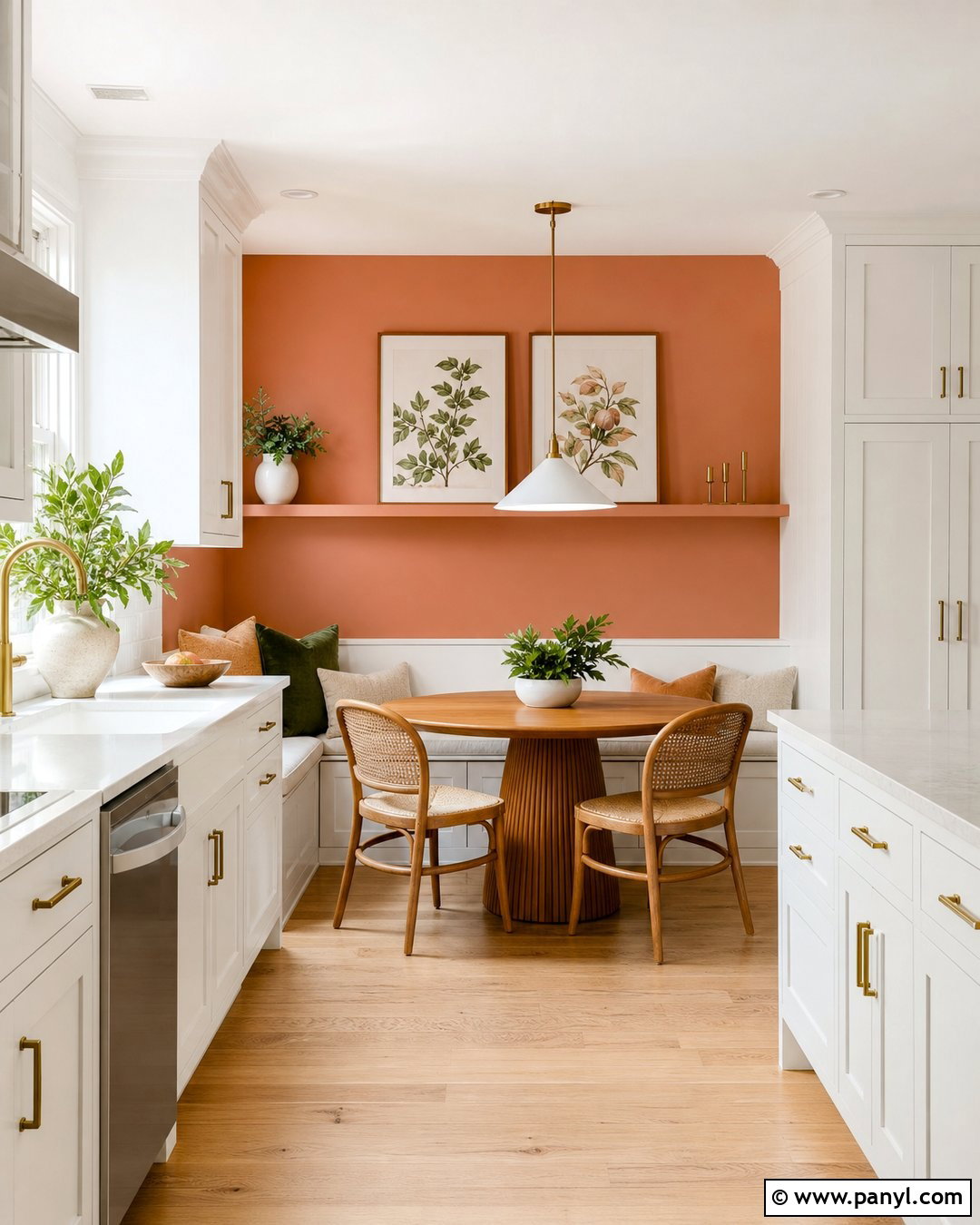 Peach Kitchen Accent Wall - 35 peach kitchen walls