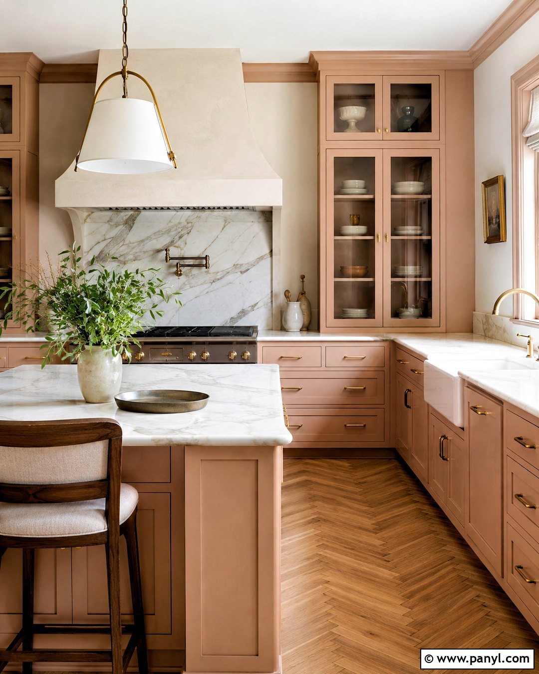 Peach Kitchen Cabinets With Marble Countertops - 20 peach kitchen cabinets