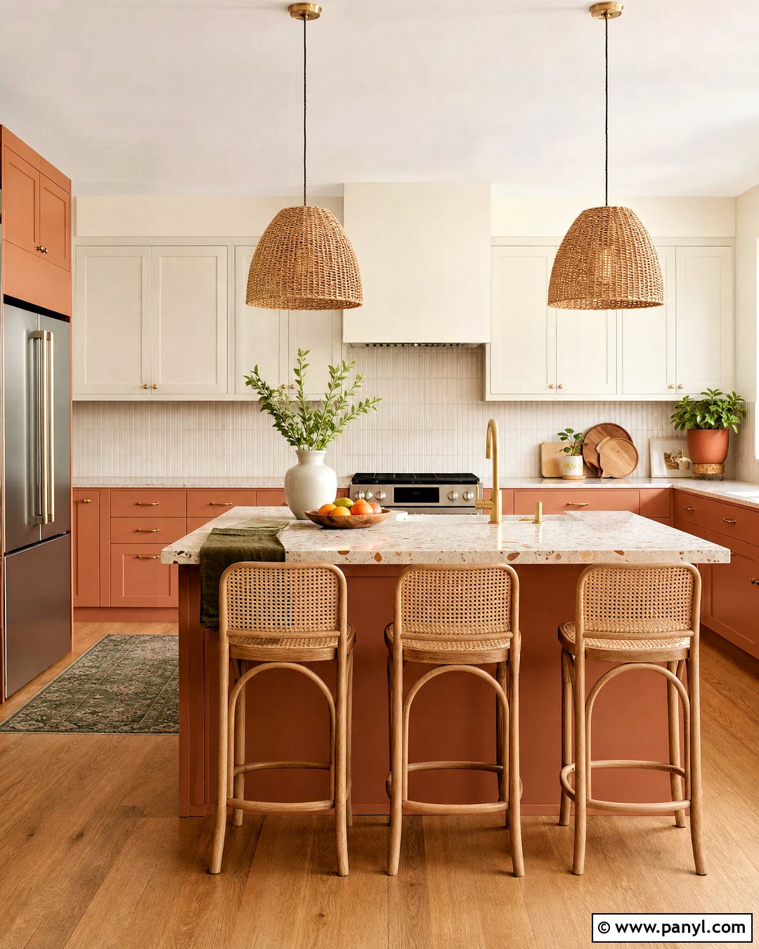 Peach Kitchen - 20 trendy kitchen colors