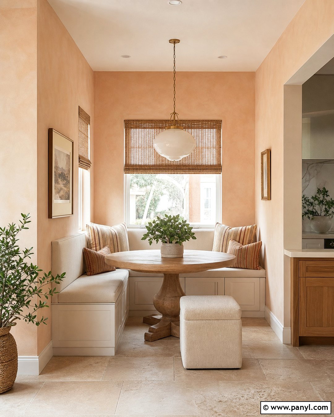 Peach Limewash And Cream - 25 Limewash Color Combinations