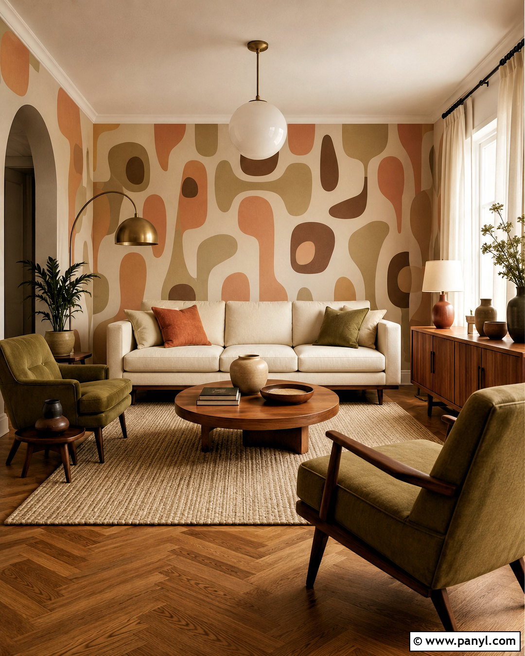 Peach Midcentury Wallpaper - 20 peach aesthetic wallpaper vintage ideas
