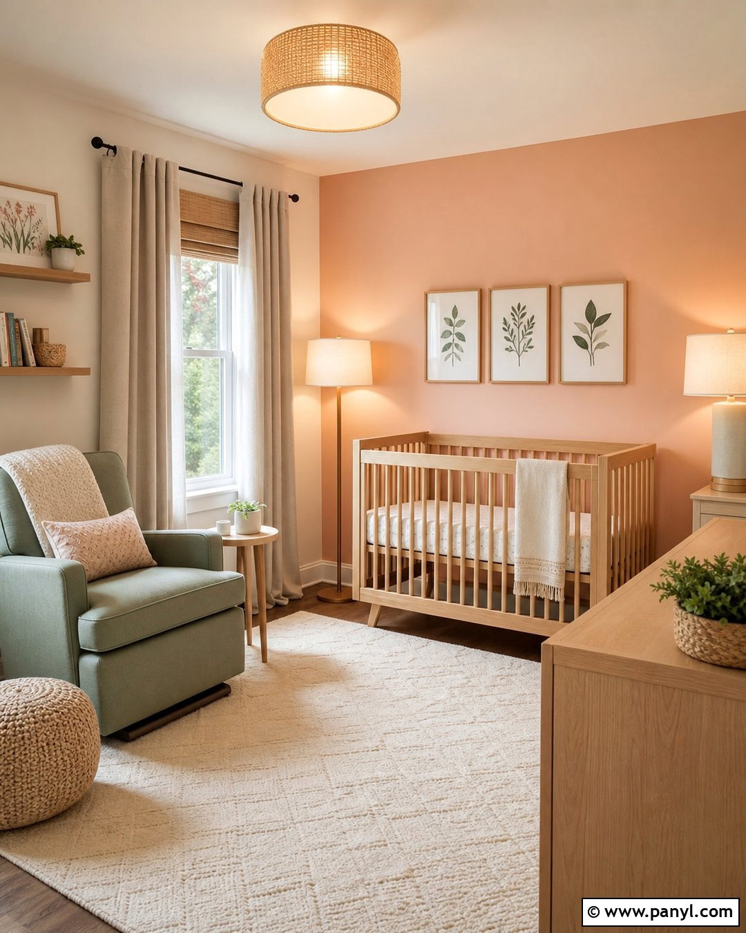 Peach Nursery Accent Wall - 30 Peach Accent Wall Ideas