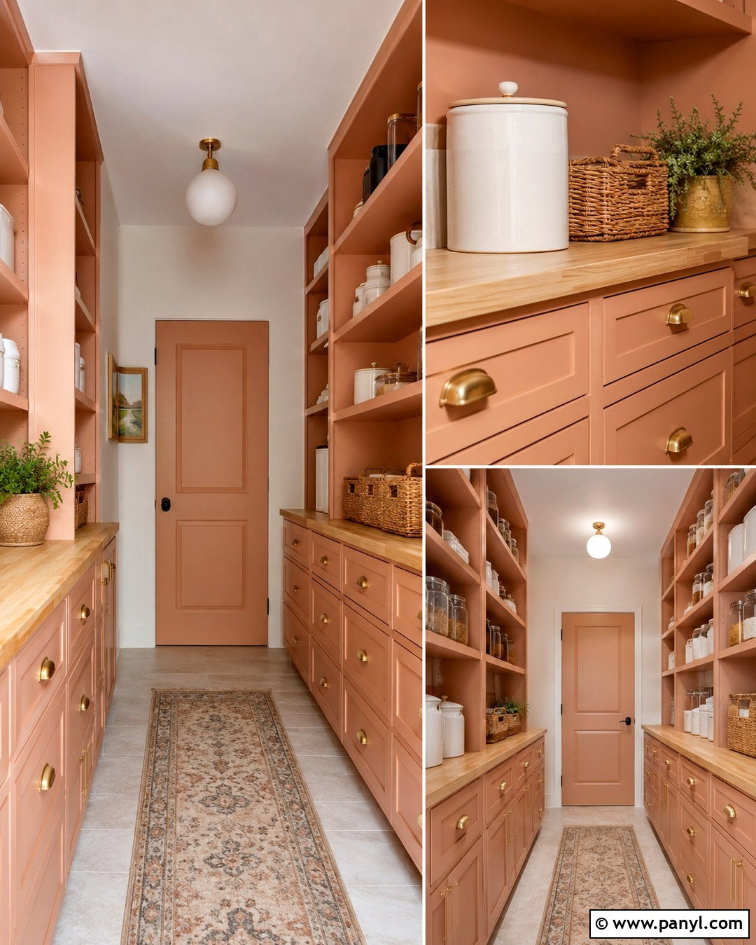 Peach Pantry Color - 20 Bright Pantry Colors