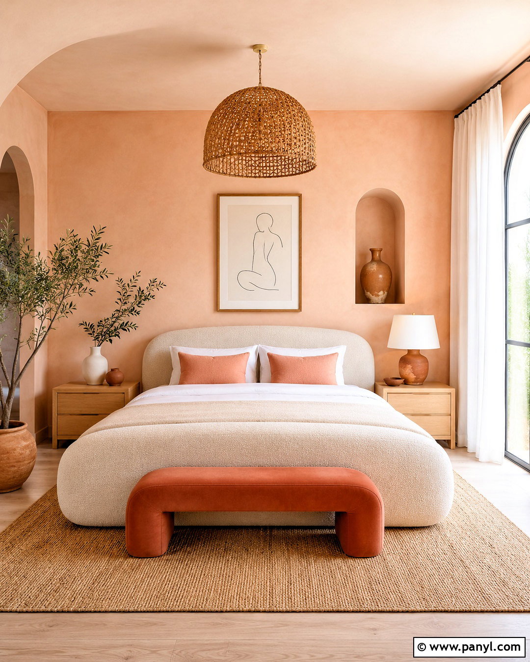 Peach Pastel Bedroom - 20 modern pastel bedroom ideas