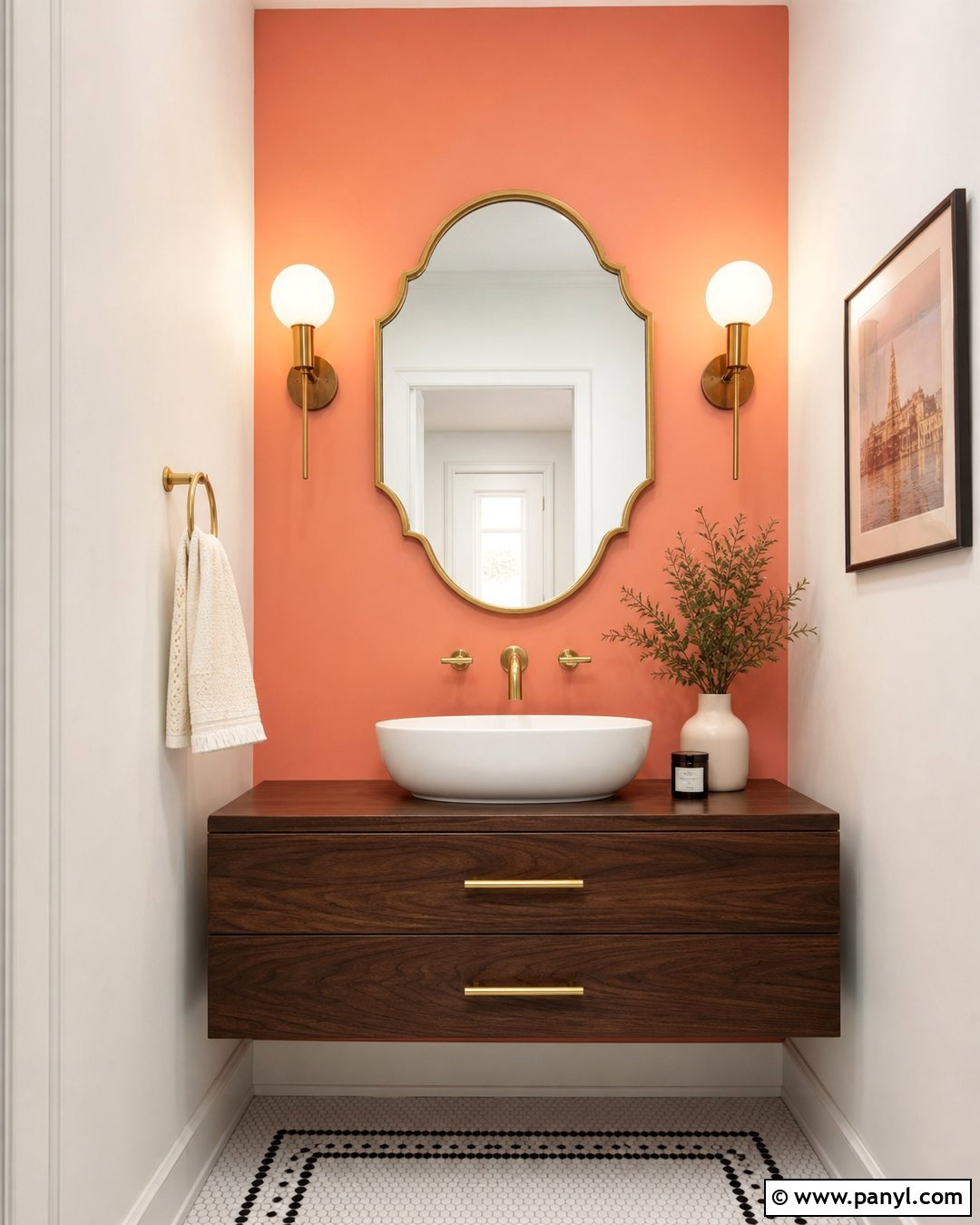 30 Peach Accent Wall Ideas for Warm, Welcoming Modern Rooms